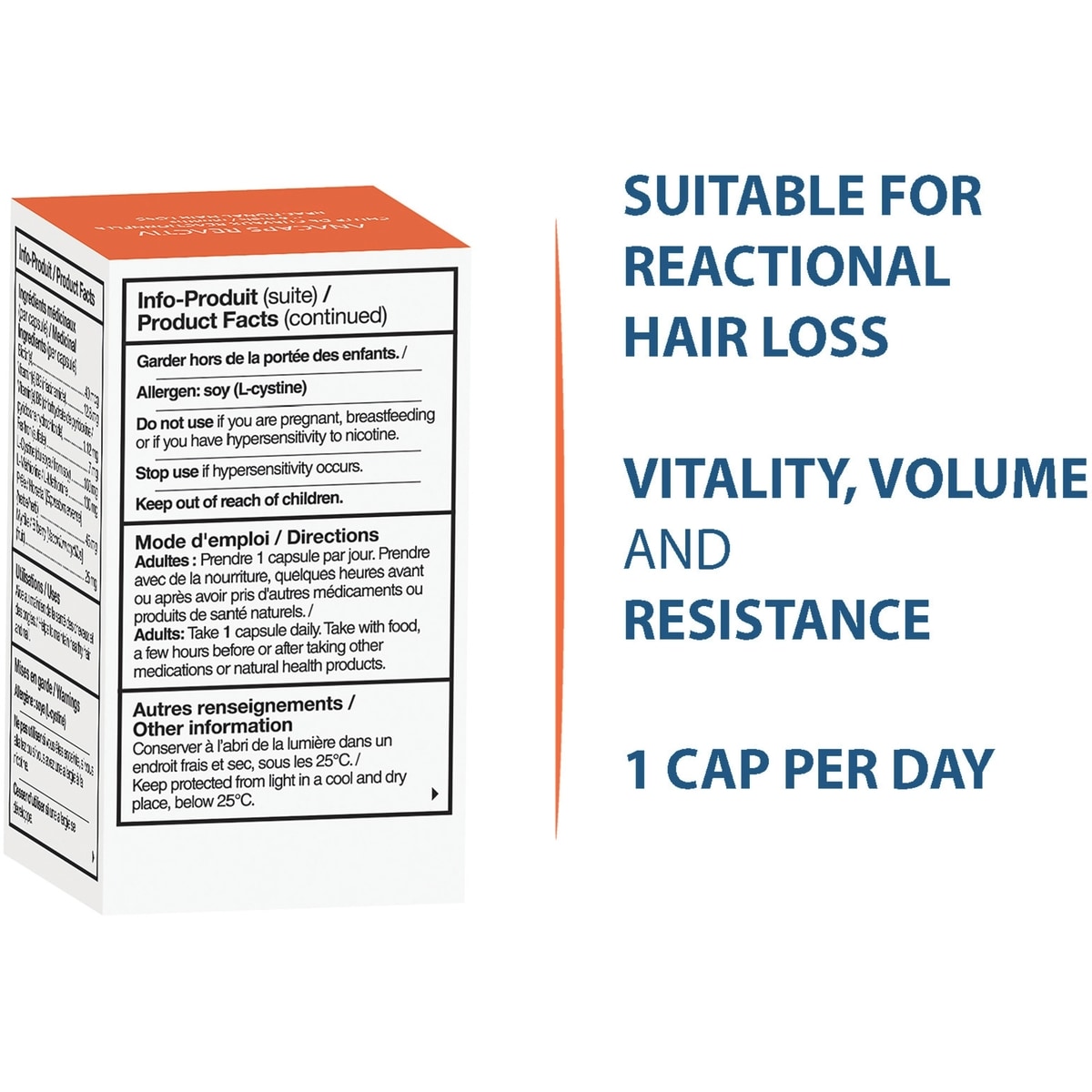 Anacaps Reactiv - Food Supplement - Reactional Hair loss