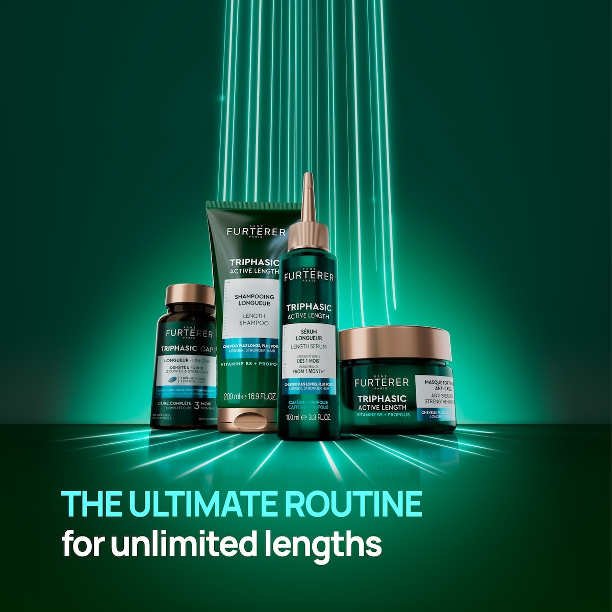 Triphasic Active Length - Sérum Longueur - Longueur des Cheveux - Kératine (Propolis)