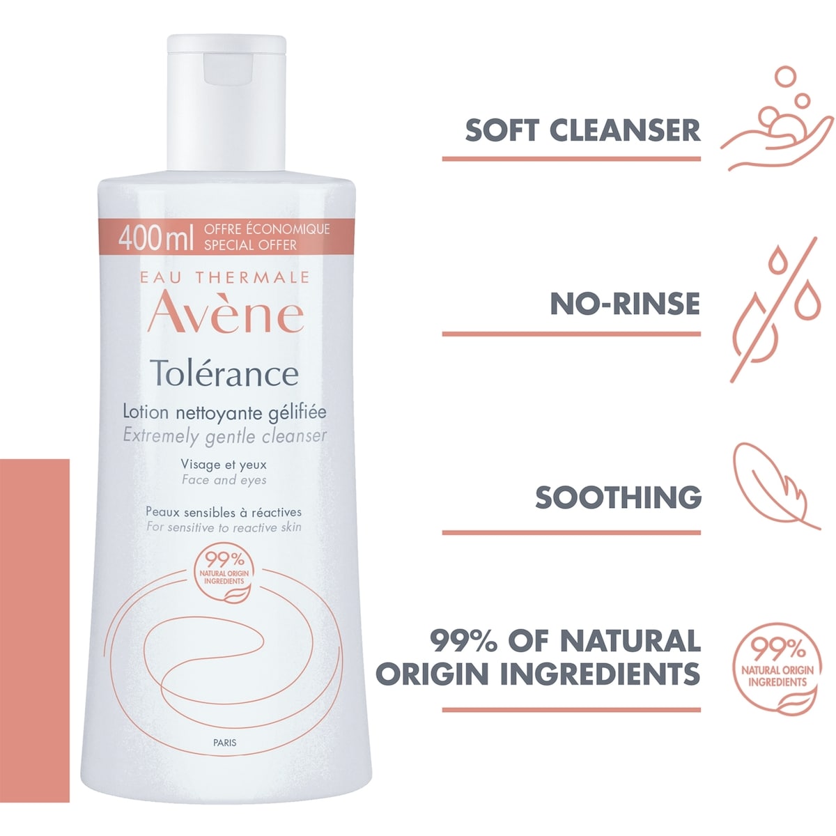 Tolérance Lotion Nettoyante Gélifiée