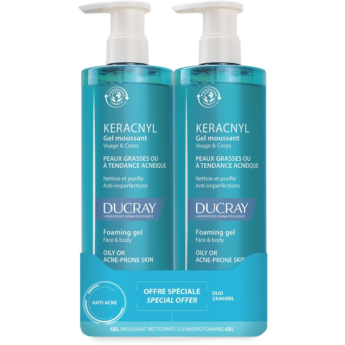 DUO Keracnyl Gel moussant nettoyant anti-acné