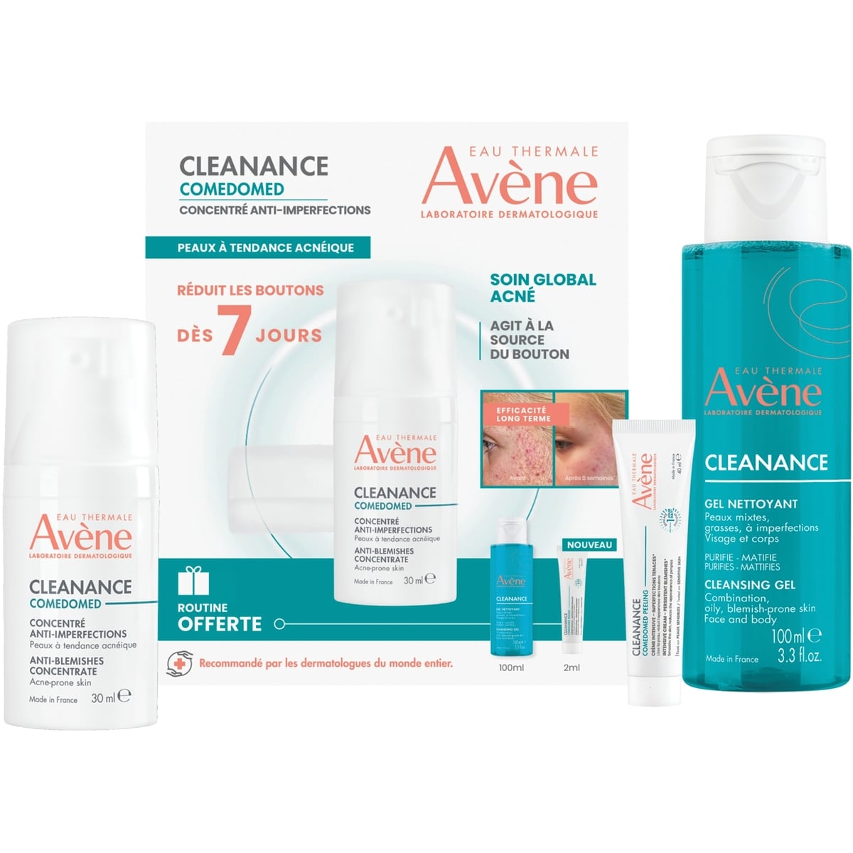 Coffret Acné Rentrée Scolaire Cleanance Comedomed