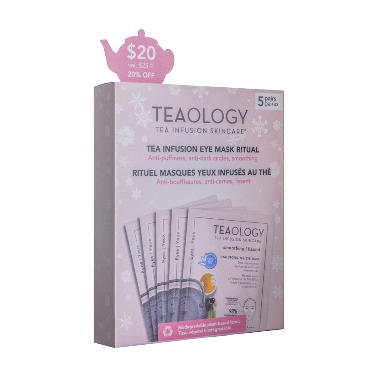 TEAOLOGY EYE MASK GIFT SET X25