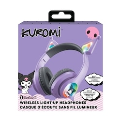 Casque sans fil illuminé Kuromi avec oreilles 2