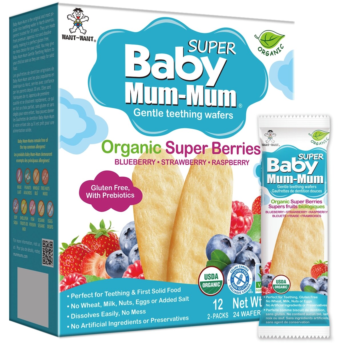 Baby Mum-Mum Bio Supers fruits
