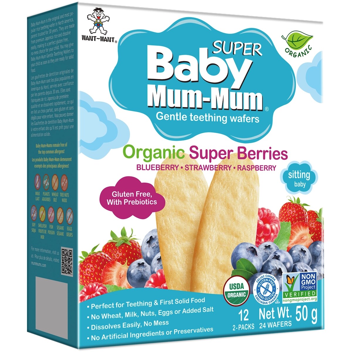 Baby Mum-Mum Bio Supers fruits