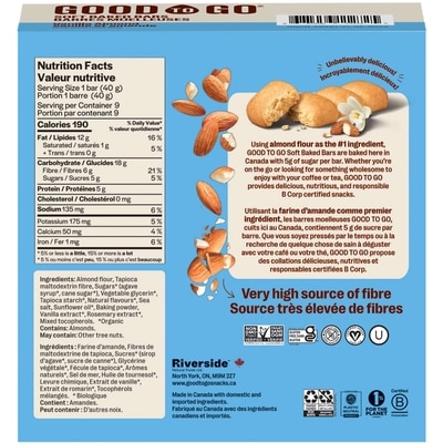 Soft Baked Bar Vanilla Almond 3