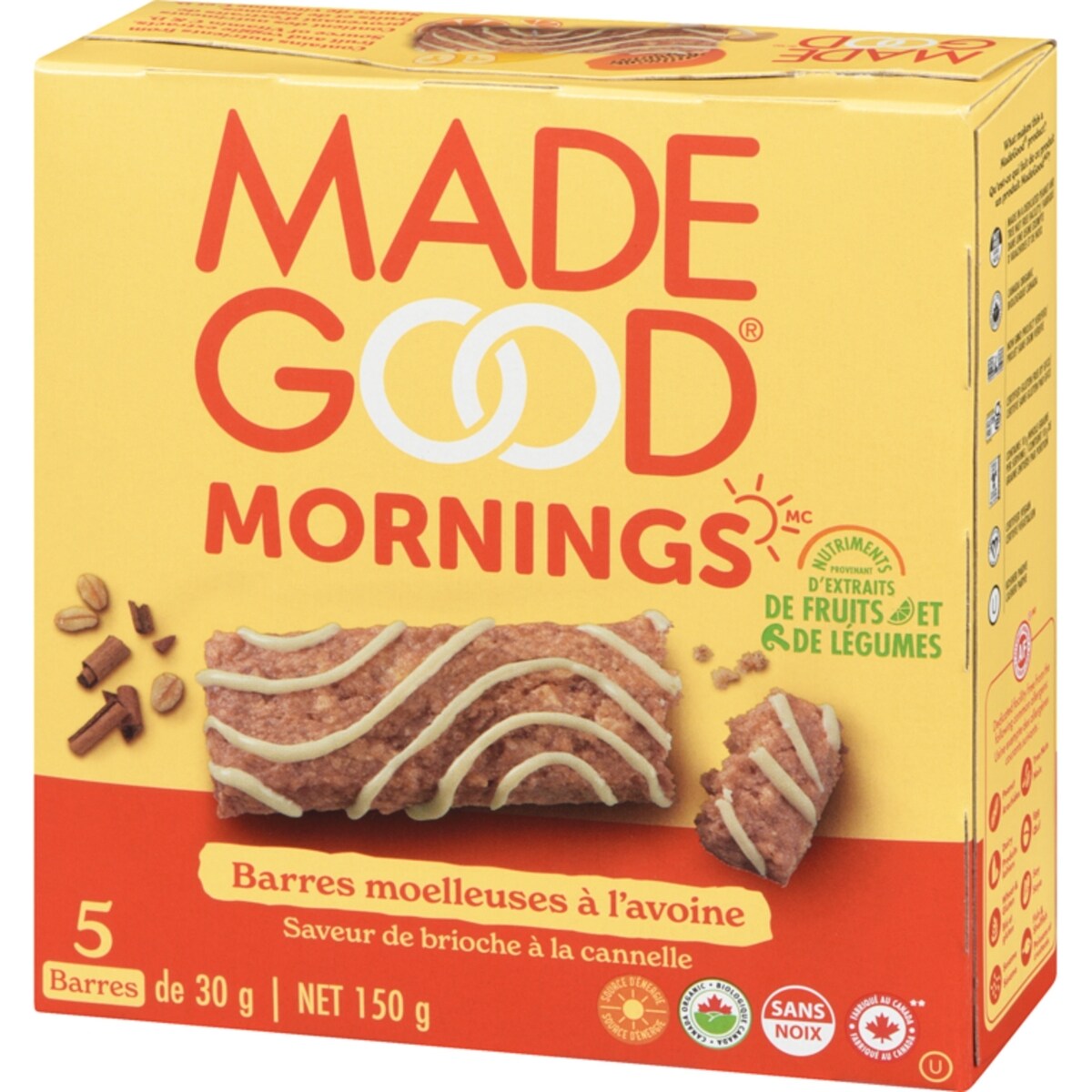 Cinnamon Bun Morning Bars