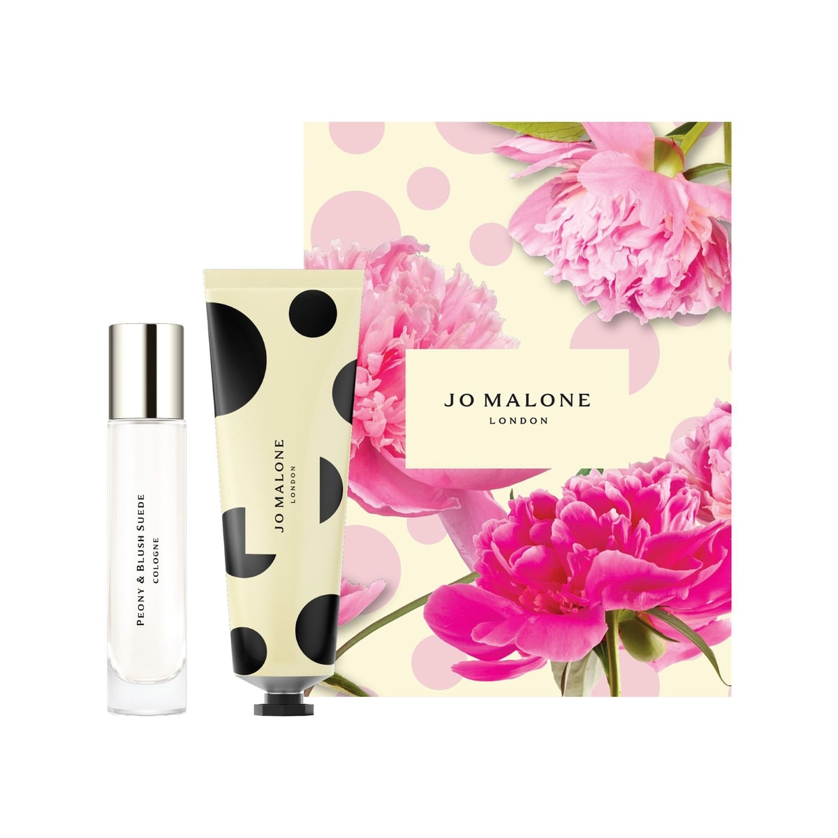 Peony & Blush Suede Cologne & Hand Cream Duo Gift Set