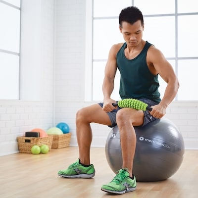 Flex Massage Stick, L 18 in x W 3 in x H 3 in, Green, Unisex 2