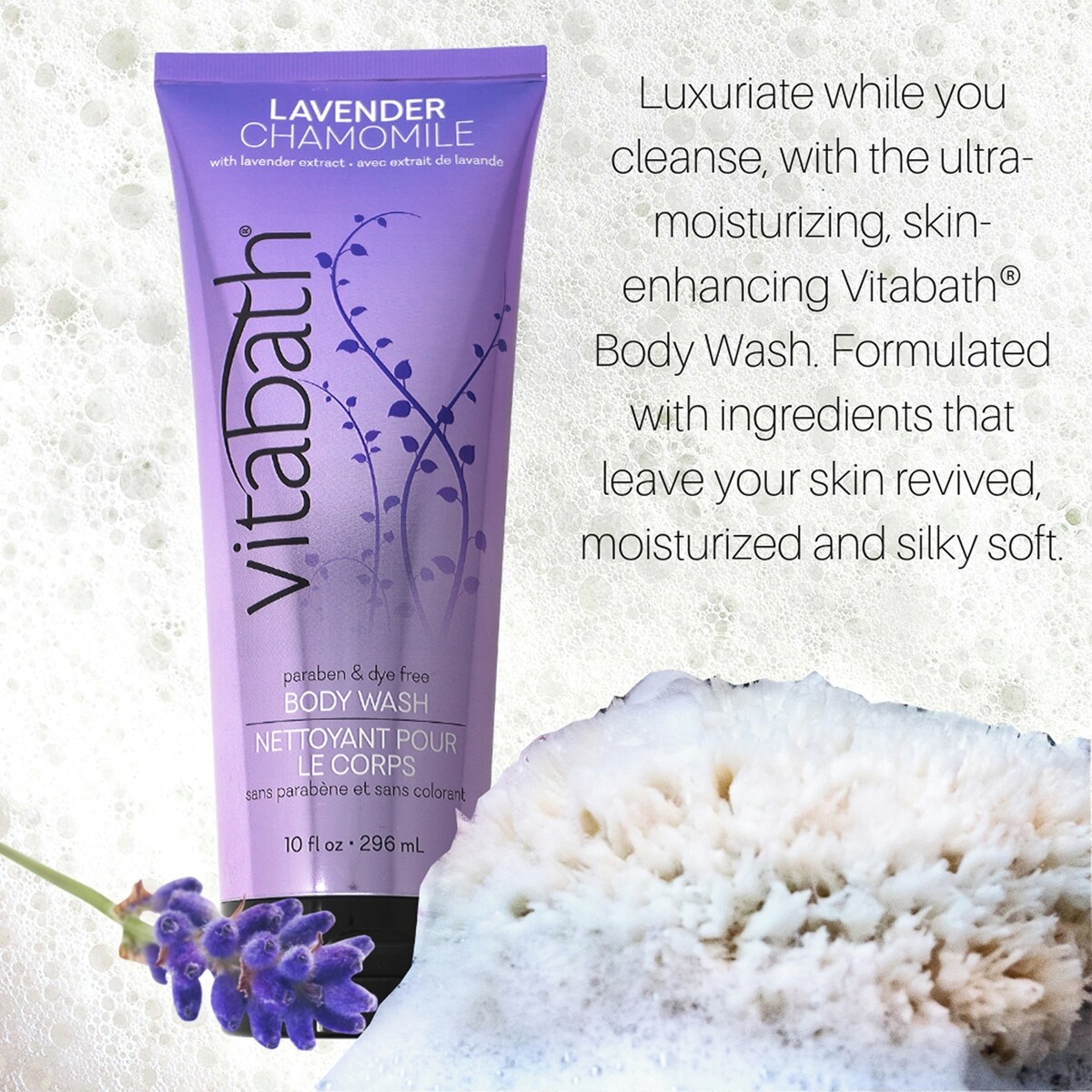 Lavender Chamomile Paraben & Dye Free Mositurizing Body Wash