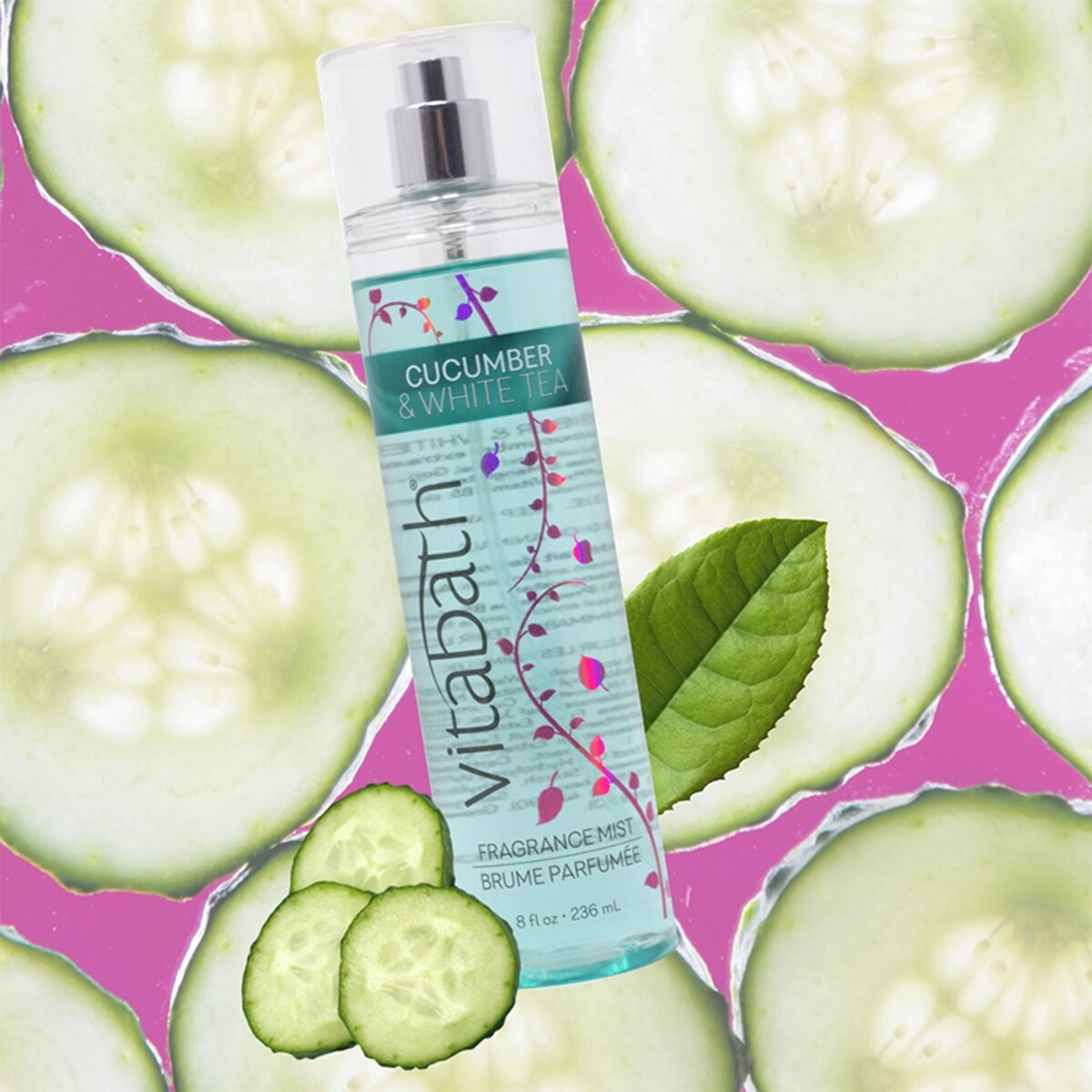 Cucumber & White Tea Alcohol & Dye Free Fragrance Mist