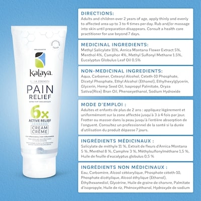 6X Extra Strength Pain Relief Cream 5