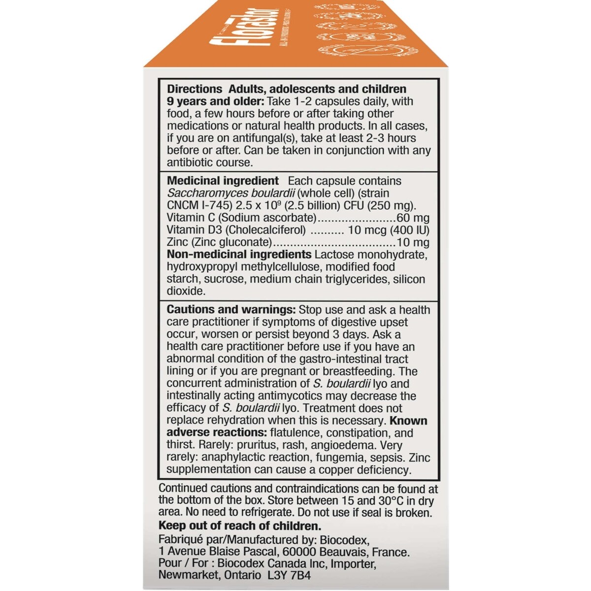 Florastor Immunité