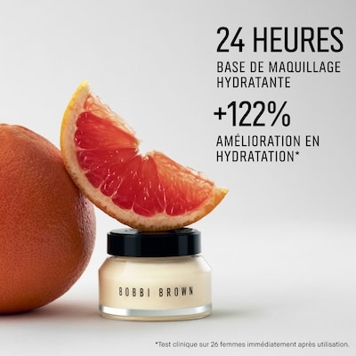 Crème hydratante vitaminée+ hydratant et primer avec vitamine C et acide hyaluronique 3