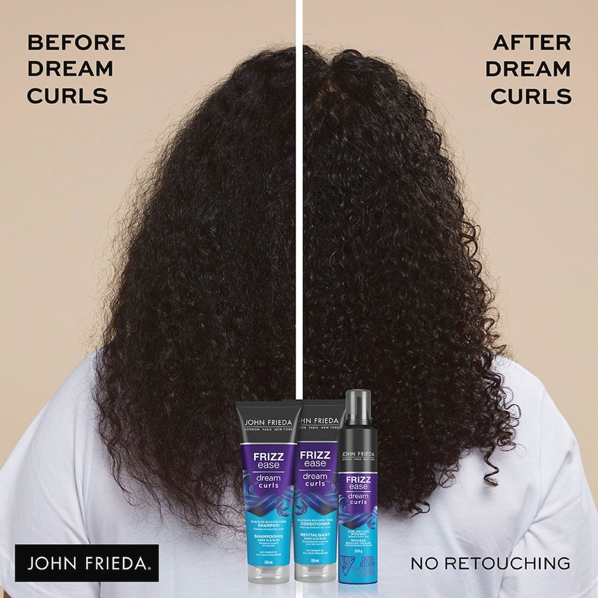 Mousse Frizz Ease Dream Curls Boucles idéales