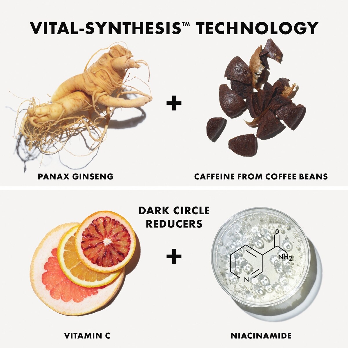 Crème contour des yeux à la vitamine C Ginzing™ pour éclaircir et dégonfler