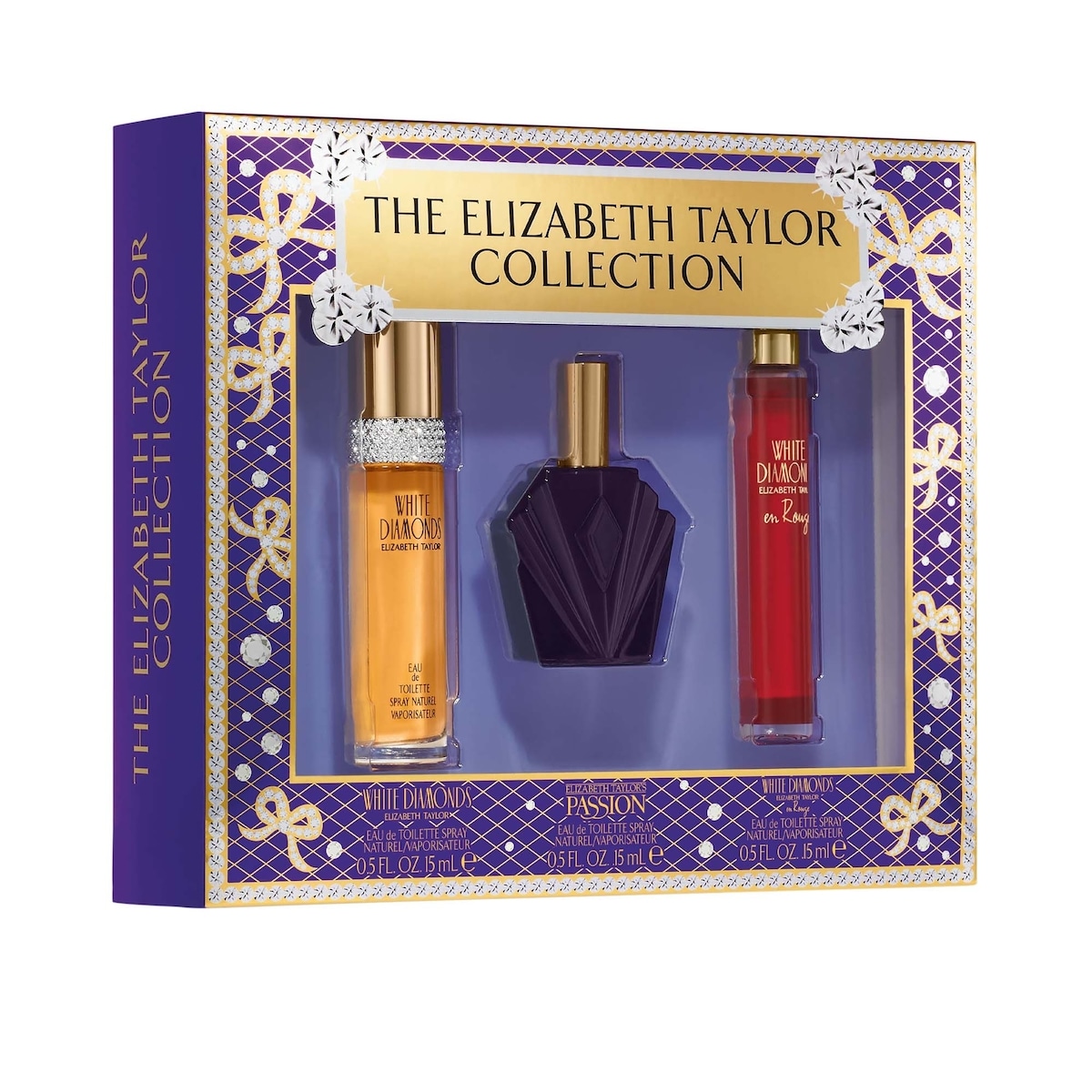 Elizabeth Taylor Women's Fragrance 3 Piece Coffret, 0.5 fl. oz. Eau de Toilette