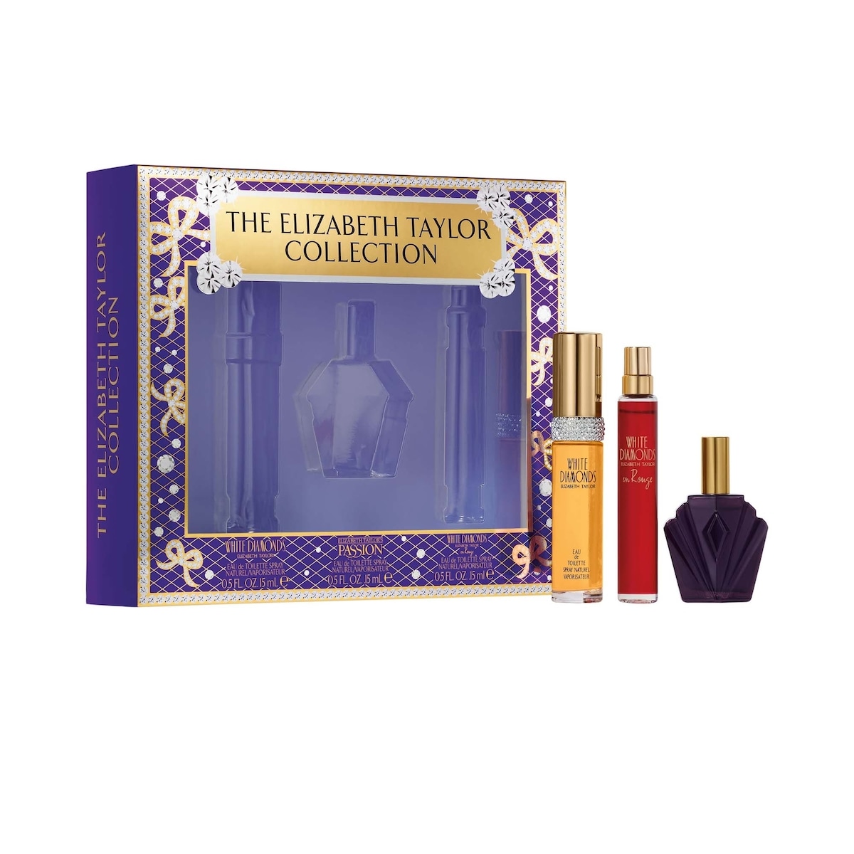 Elizabeth Taylor Women's Fragrance 3 Piece Coffret, 0.5 fl. oz. Eau de Toilette
