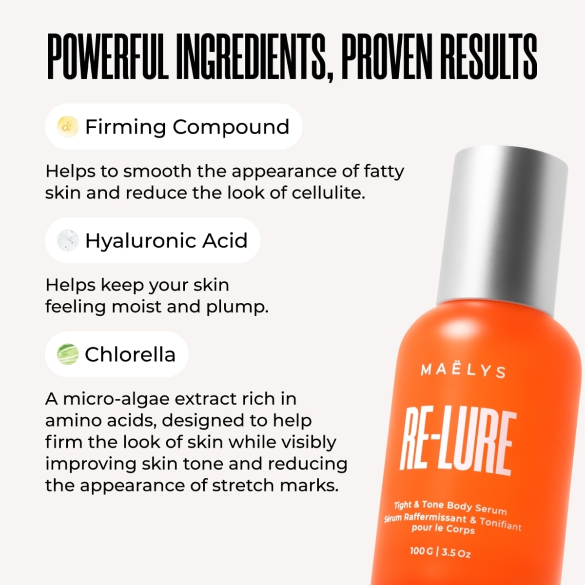 RE-LURE Tight & Tone Body Serum