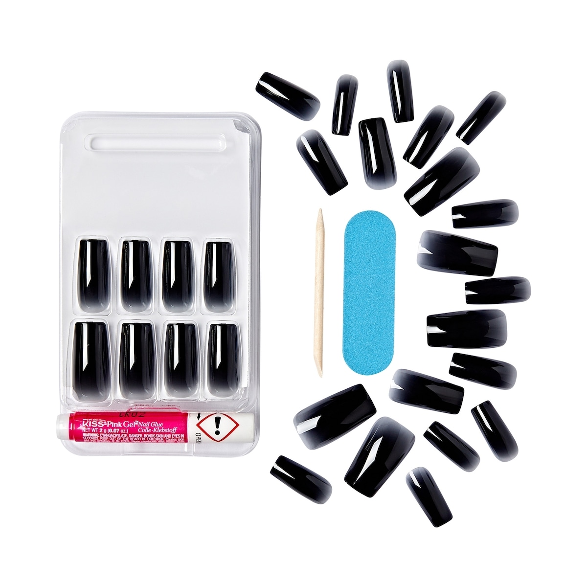 Kiss Gel Fantasy - Jelly Gellee 28 Faux Ongles