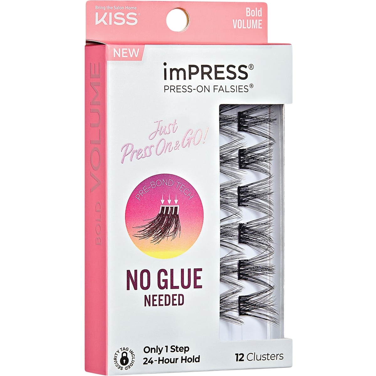 imPRESS Press-On Falsies Eyelash Clusters Minipack, Voluminous, Bold