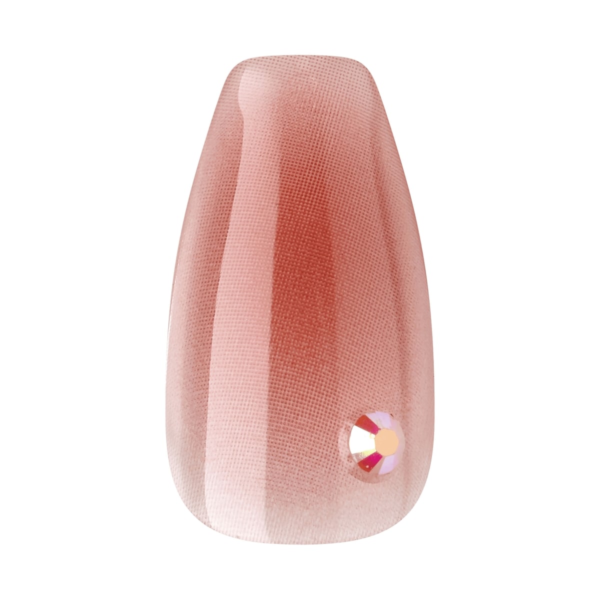 Kiss : Ongles À Pression Bare But Better Premium, "Shine", Rose, Ballerine Moyen, 33 U.