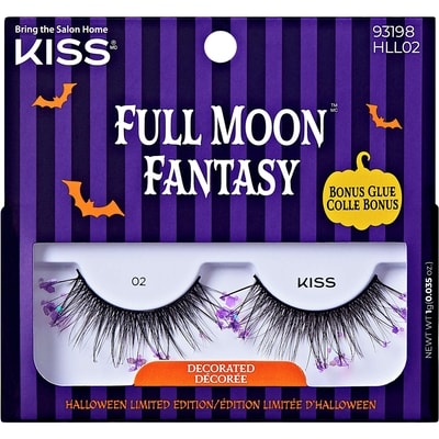Halloween 'Full Moon Fantasy' False Eyelashes, Style 02 - Decorated
