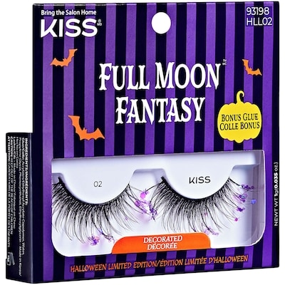 Halloween 'Full Moon Fantasy' False Eyelashes, Style 02 - Decorated 2