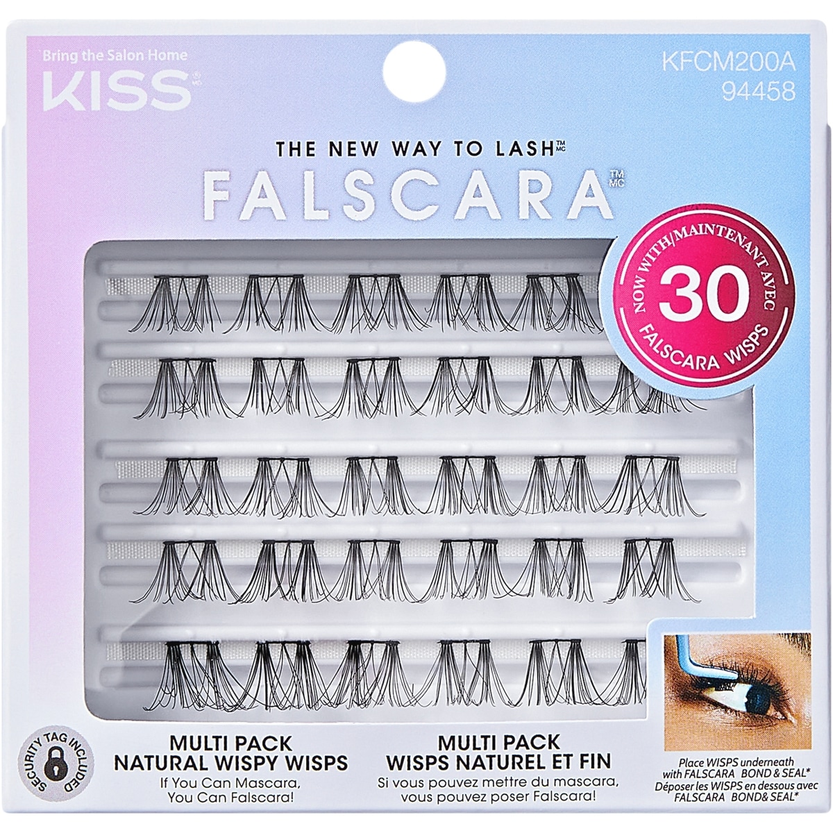 FALSCARA Collection DIY Eyelash Extensions Multipack, Natural Wispy Wisps