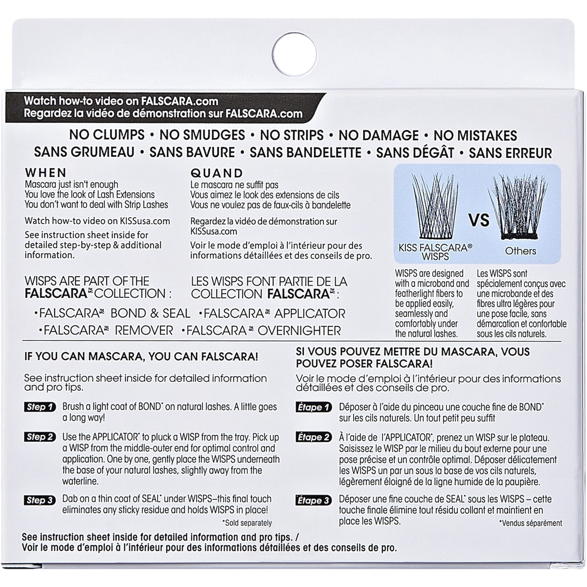 FALSCARA Collection DIY Eyelash Extensions Multipack, Natural Wispy Wisps