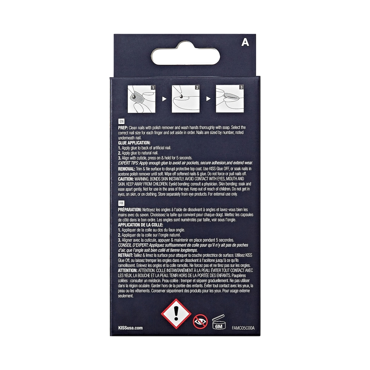 Kiss Gel Fantasy Allure, Fake Nails, Pink, Glide, Almond, Medium, 30 Count