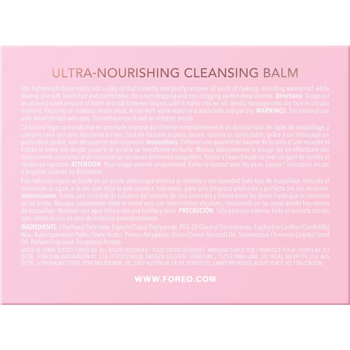 LUNA™ Baume Nettoyant Ultra Nourrissant