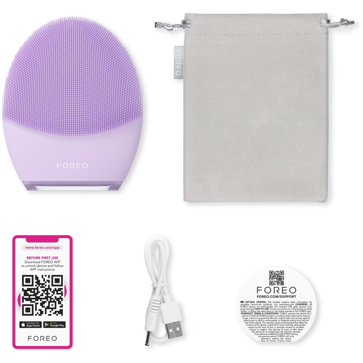 LUNA™ 4 Massage nettoyant et raffermissant pour le visage pour peaux sensibles