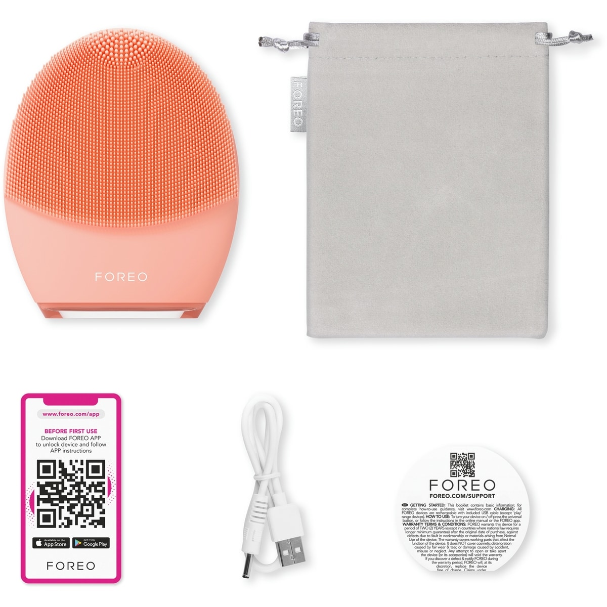 LUNA™ 4 Massage nettoyant et raffermissant du visage pour une peau équilibrée