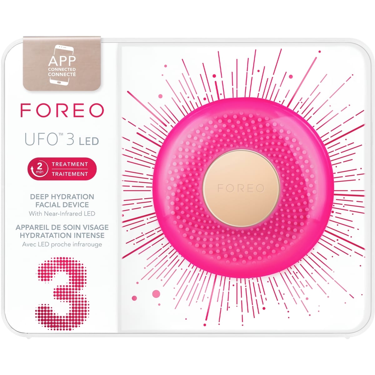 UFO™ 3 LED | Soin du visage à hydratation profonde LED à spectre complet et proche infrarouge