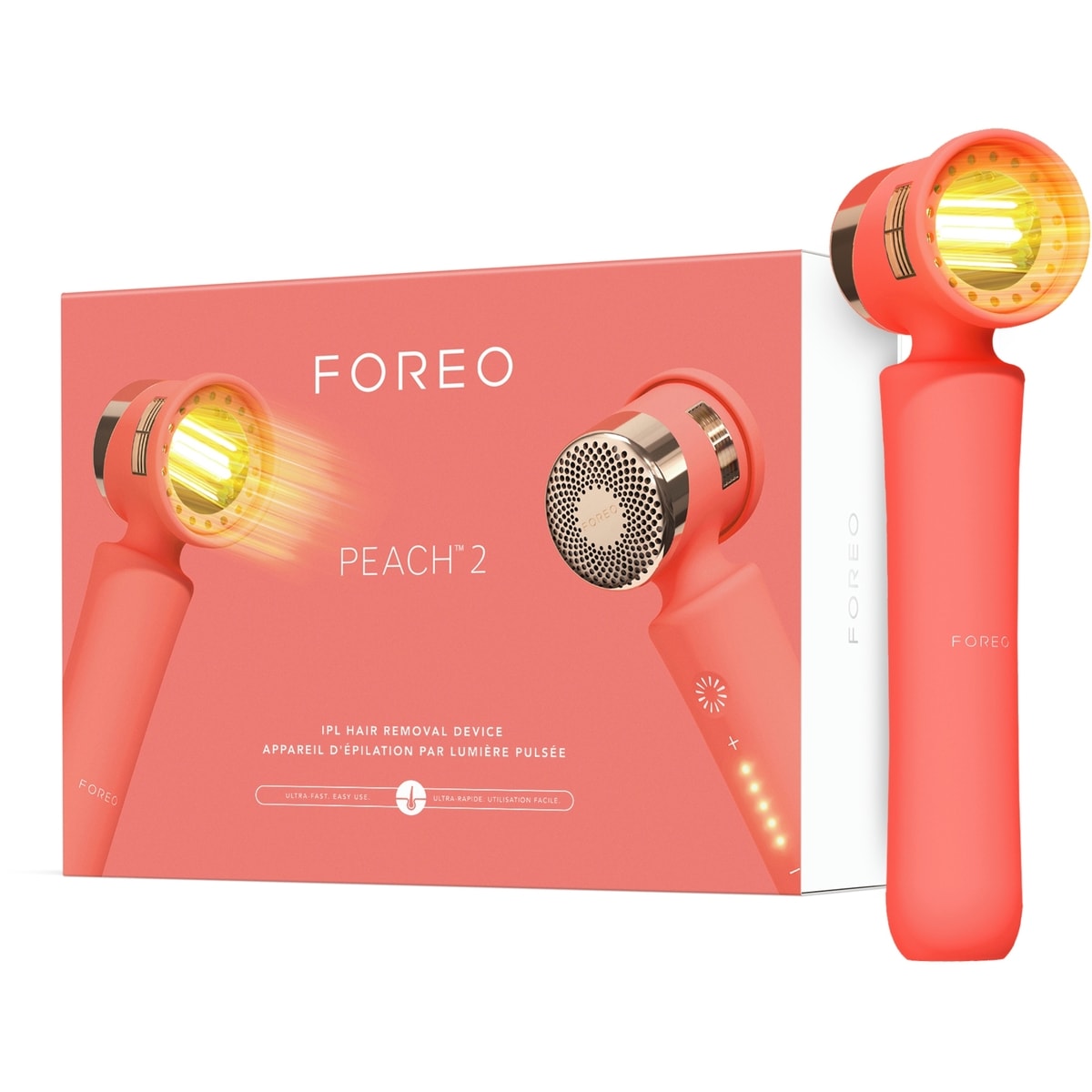 FOREO PEACH 2 IPL脱毛デバイス Amazon.com: FOREO Peach 2 IPL Hair Removal Device – Quick & Gentle