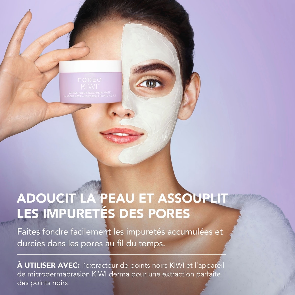 FOREO KIWI™ Masque Actif Pores et Points Noirs