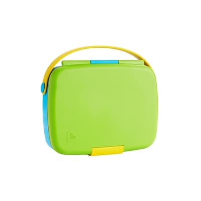 Lunch™ Bento Box with Stainless Steel Utensils (Green)