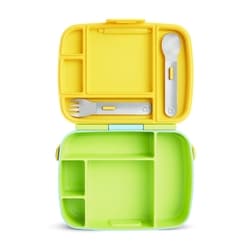 Lunch™ Bento Box with Stainless Steel Utensils (Green) 2