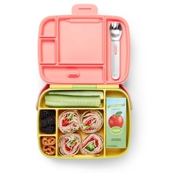 Lunch™ Bento Box with Stainless Steel Utensils (Yellow) 5