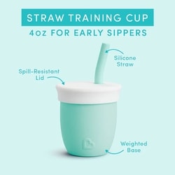 4oz C'est Silicone! Training Cup with Straw 1pk (Mint) 3