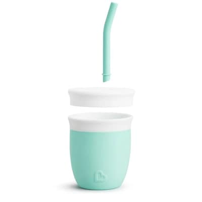 4oz C'est Silicone! Training Cup with Straw 1pk (Mint) 4