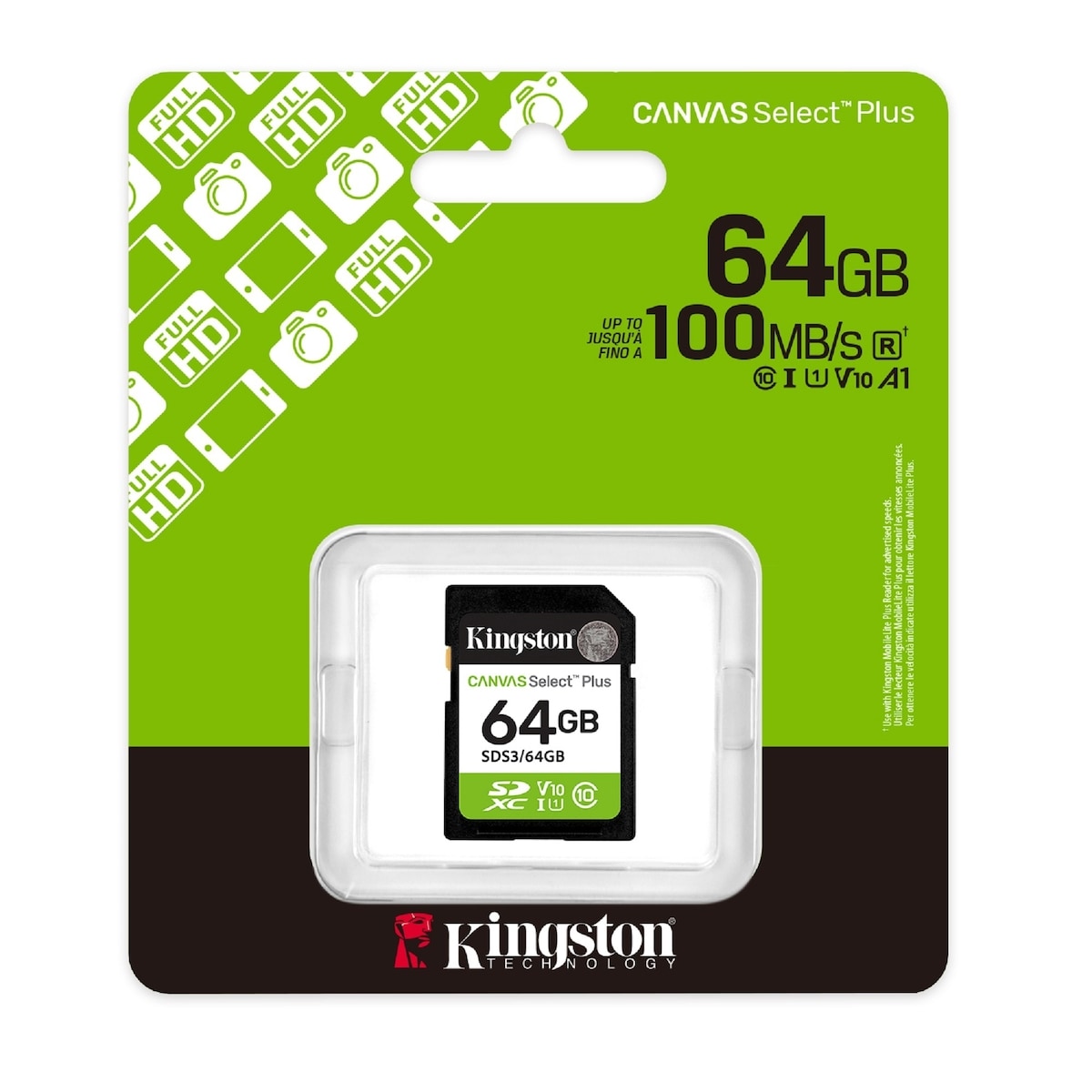 64GB Canvas Select Plus G3 SD Card