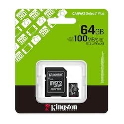 64Go Carte Micro SD Canvas Select Plus  Avec Adaptateur 1