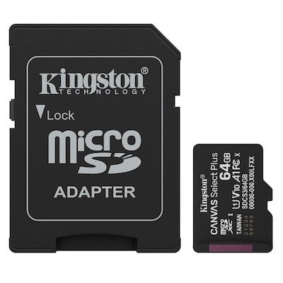 64Go Carte Micro SD Canvas Select Plus Avec Adaptateur 2