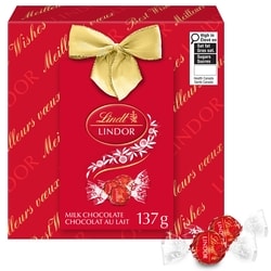 Boîte-cadeau Truffes LINDOR au chocolat au lait de Lindt, 137g 1