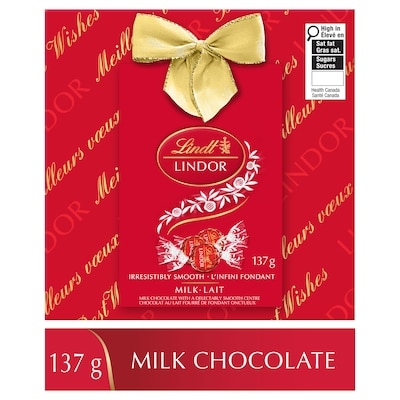 Boîte-cadeau Truffes LINDOR au chocolat au lait de Lindt, 137g 3