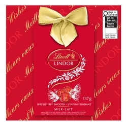 Boîte-cadeau Truffes LINDOR au chocolat au lait de Lindt, 137g 6