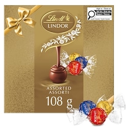 Assortiment de truffes au chocolat au lait et noir, boîte, 108 g 1