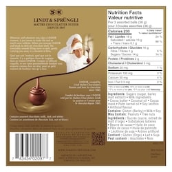 Assortiment de truffes au chocolat au lait et noir, boîte, 108 g 2